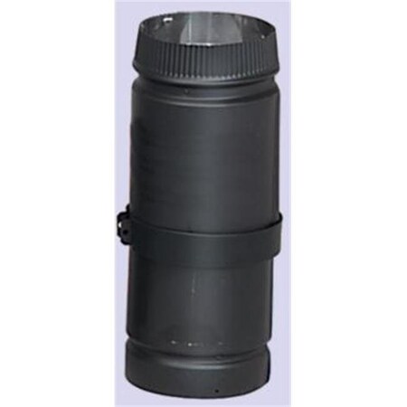 Integra Miltex Selkirk Corporation  8 Inch  DSP Double-Wall Black Stovepipe  Telescoping  38 Inch -68 Inch 77530
